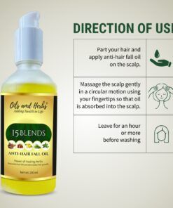 15 BLENDS ANTI HAIR FALL OIL