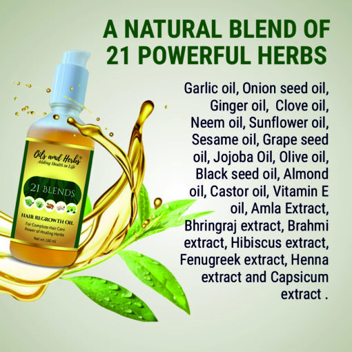 21 BLENDS HAIR REGROWTH OIL