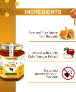 Natural Apple Vinegar Cider Honey