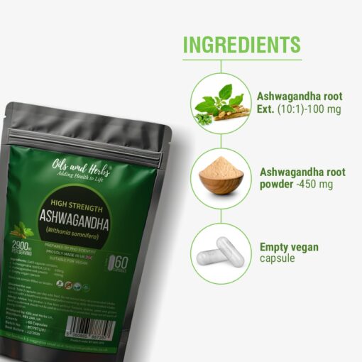 High Strength Ashwagandha Capsules 2900MG