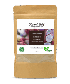 Organic Bharangi Powder - Glory Flower -100% Pure, Clean and Natural