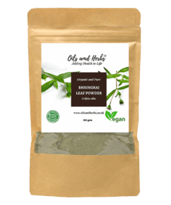 Organic Bhringraj Leaf Powder - False Daisy -100% Pure, Clean and Natural