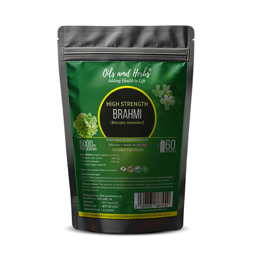 High Strength Brahmi Capsules-5000mg