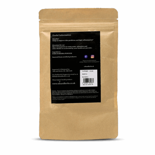 Organic Daruharidra Powder - Berberis aristata -100% Pure, Clean and Natural