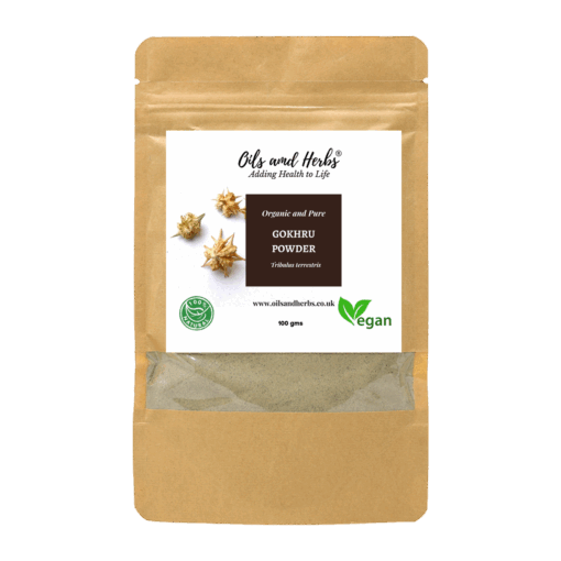 Organic Gokhru Powder - Tribulus Terrestris - 100% Pure, Clean and Natural