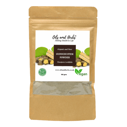 Organic Guduchi Stem Powder -Tinospora Cordifolia - 100% Pure, Clean and Natural