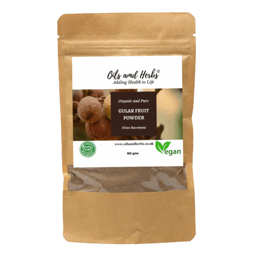 Organic Gular Fruit Powder- Ficus Racemosa - 100% Pure, Clean and Natural