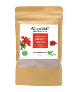 Organic Hibiscus Powder - Hibiscus rosa-sinensis-100% Pure, Clean and Natural