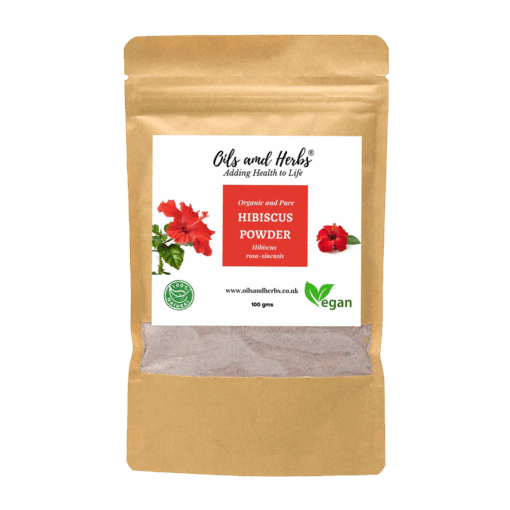Organic Hibiscus Powder - Hibiscus rosa-sinensis-100% Pure, Clean and Natural