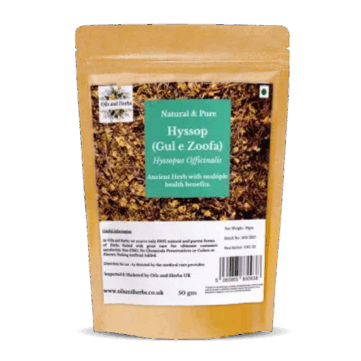 Natural Hyssop Herbs- Gul E Zoofa - Hyssopus officinalis-100% Pure and Clean
