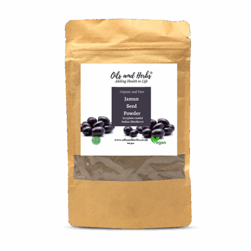 Organic Jamun Seed Powder – 100% Pure, Clean & Natural (Indian Black Berry Seeds)