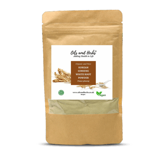 Organic Korean Ginseng Root Powder - Panax Ginseng- 100% Pure and Natural