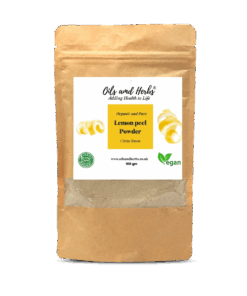 Organic Lemon Peel Powder - 100% Natural, Pure and Clean