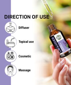 Natural Lavender Essential Oil 100% Pure & Therapeutic Grade