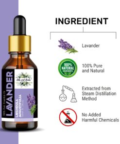 Natural Lavender Essential Oil 100% Pure & Therapeutic Grade