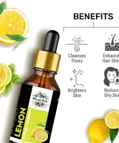 Natural Lemon Essential Oil 100% Pure & Therapeutic Grade