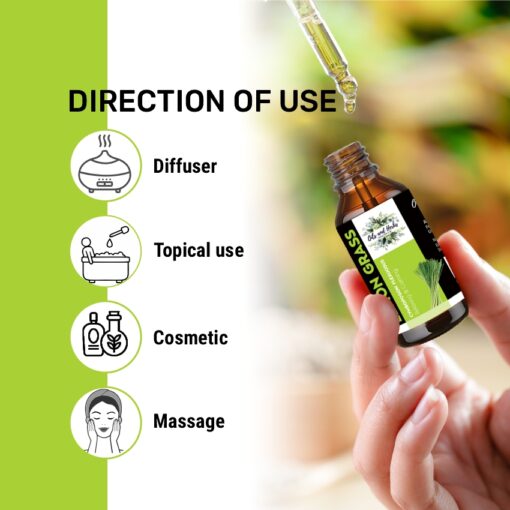 Lemon grass essential oil - 100% Pure and Natural