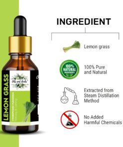 Lemon grass essential oil - 100% Pure and Natural