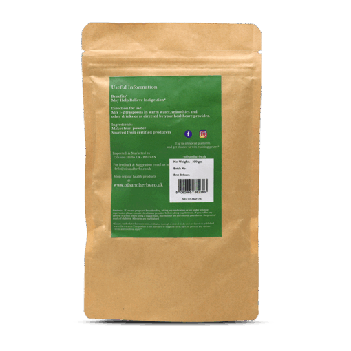Organic Makoi Fruit Powder - Solanum Nigrum - 100% Pure, Clean and Natural