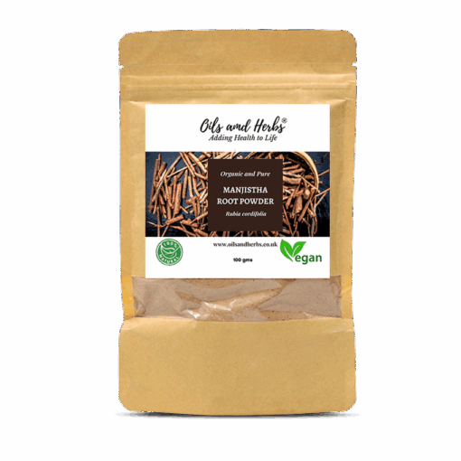 Organic Manjistha Root Powder- Rubia Cordifolia - 100% Pure, Clean and Natural