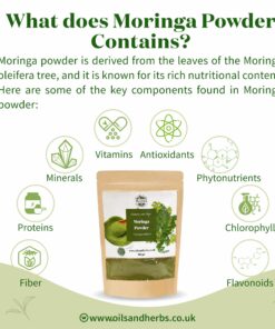 Green Moringa Powder-100% Natural and Organic