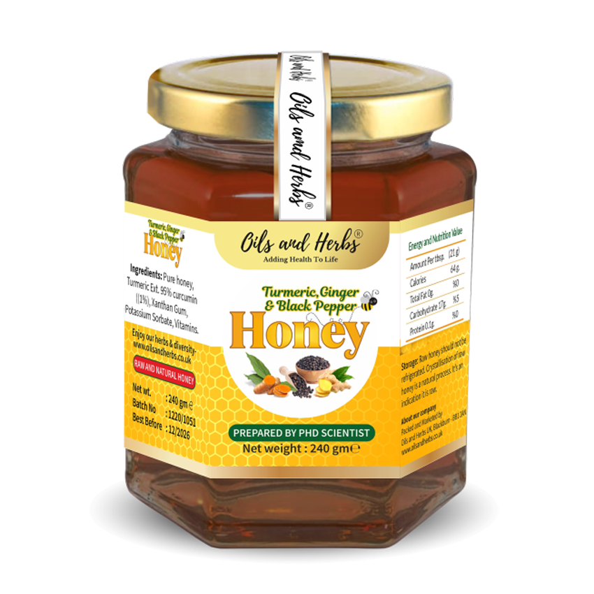 Mixed Turmeric Ginger Honey Black Pepper