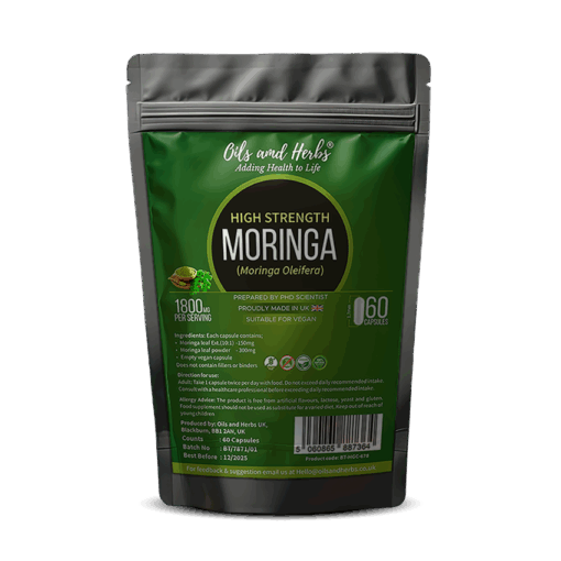 High Strength Moringa Extract Capsules-1800mg