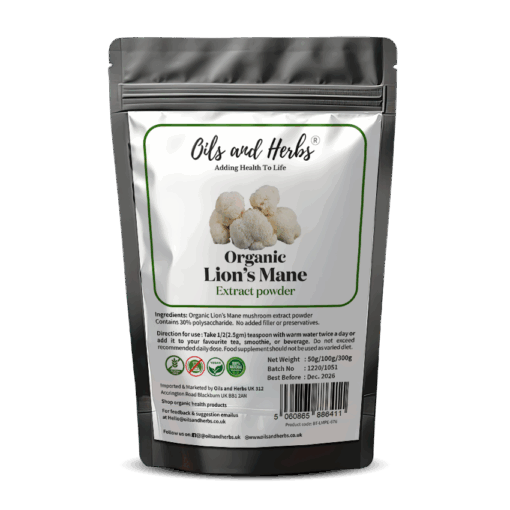Organic Lion Mane Mushroom Extract Powder 10:1
