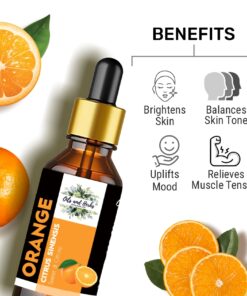 Natural Orange Essential Oil 100% Pure and Therapeutic Grade