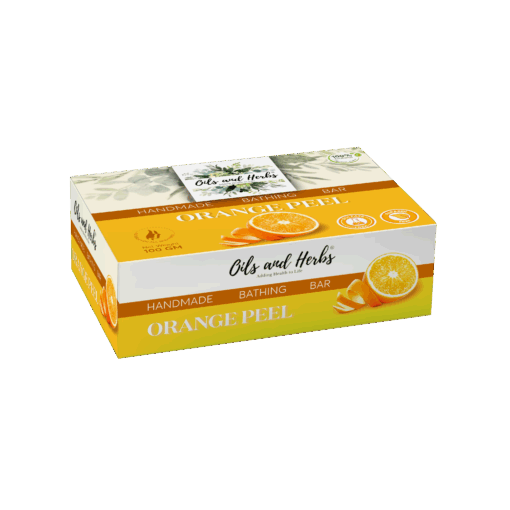 Orange Soap Handmade by Herbalist