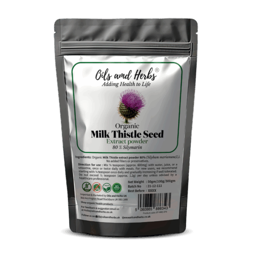 Organic Milk Thistle Powder -Silymarin 80%