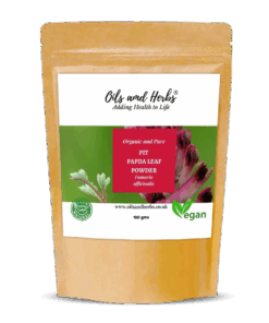 Organic Pit Papda Leaf Powder - fularia officinalis - 100% Pure, Clean and Natural