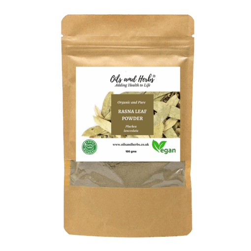 Organic Rasna Leaf Powder- Pluchea Lanceolata -100% Pure, Clean and Natural