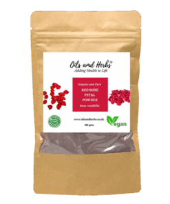 Organic Red Rose Petal Powder- Rosa Centifolia -100% Pure, Clean and Natural