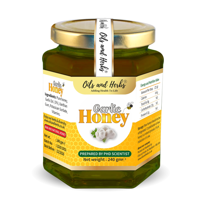 Raw Garlic Honey for Immune System Support