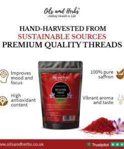 All Red Saffron Threads- 100% Original Sargol- TOP OF THE FLOWER