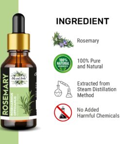 Natural Rosemary Essential Oil For Hair Growth, Skin and Body