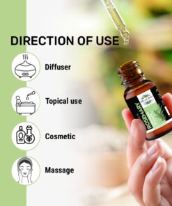Natural Rosemary Essential Oil For Hair Growth, Skin and Body