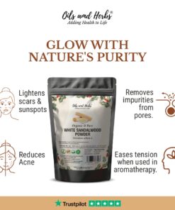 Organic White Sandalwood Powder- Safed Chandan