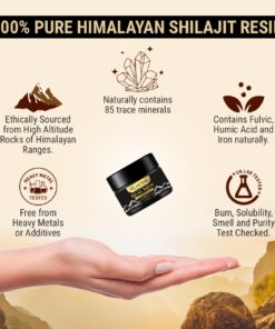 100% Pure Organic Himalayan Shilajit Resin 16000ft high altitude