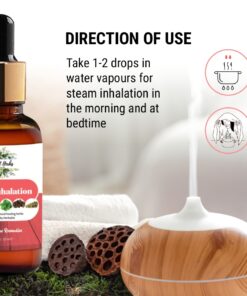 Steam Inhalation Essential Oil blend - Quick Action