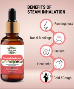 Steam Inhalation Essential Oil blend - Quick Action