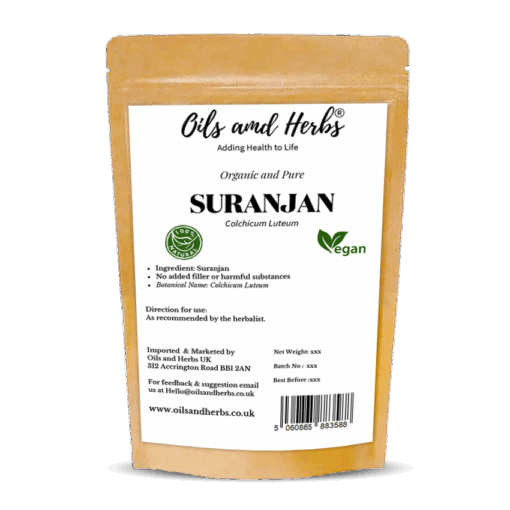 Organic Dried Suranjan (Colchicum Luteum)