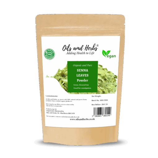 Organic Senna Leaves Powder- 100% Pure and Natural
