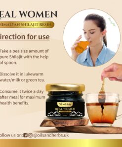 Real Women 100% Pure Organic Himalayan Shilajit Resin