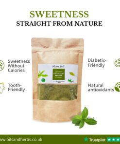 Clean Stevia Powder - Stevia rebaudiana -100% Pure and Natural