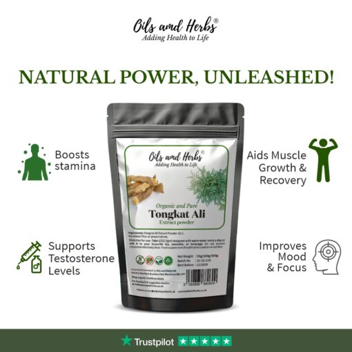 Organic TongkatAli Extract Powder - 50:1
