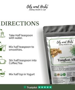 Organic TongkatAli Extract Powder - 50:1