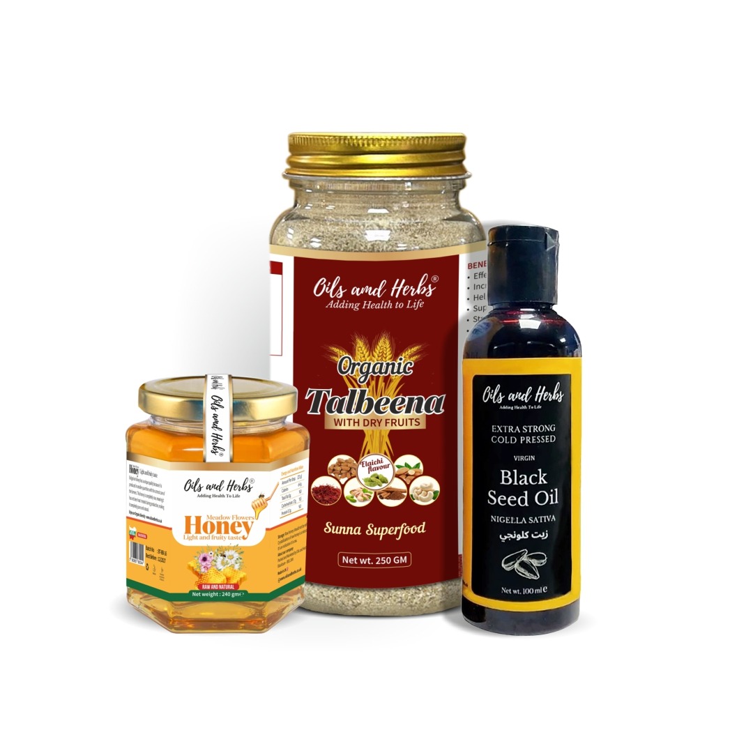 Talbeenah, Blackseed oil & Honey