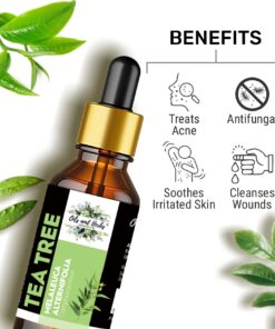 Natural Tea Tree Essential Oil 100% Pure and Therapeutic Grade